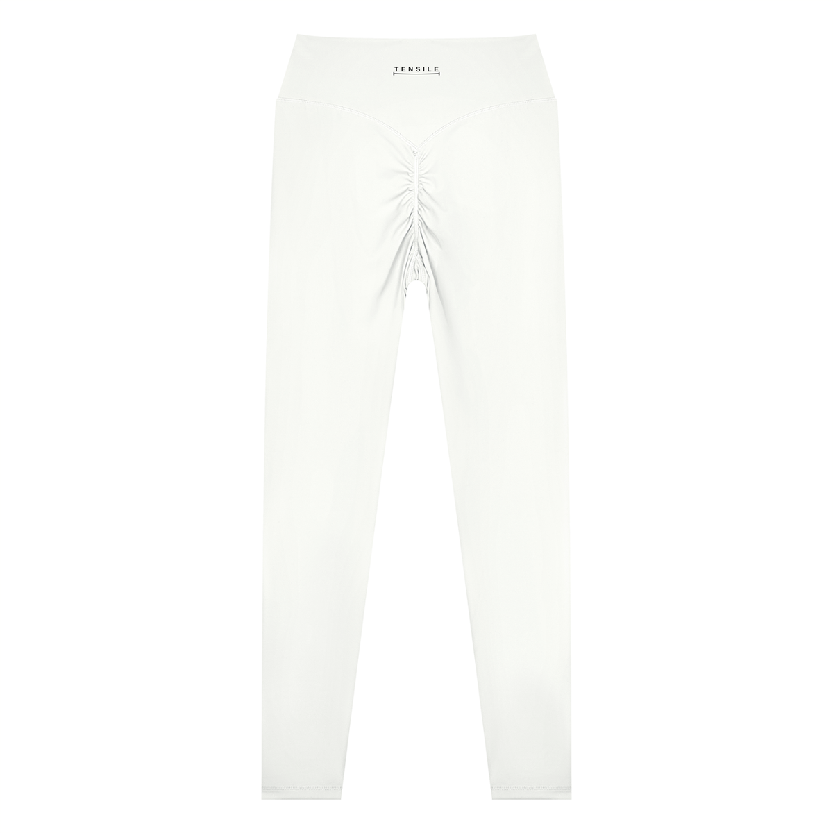 Ruched Back Legging in Blanc, back