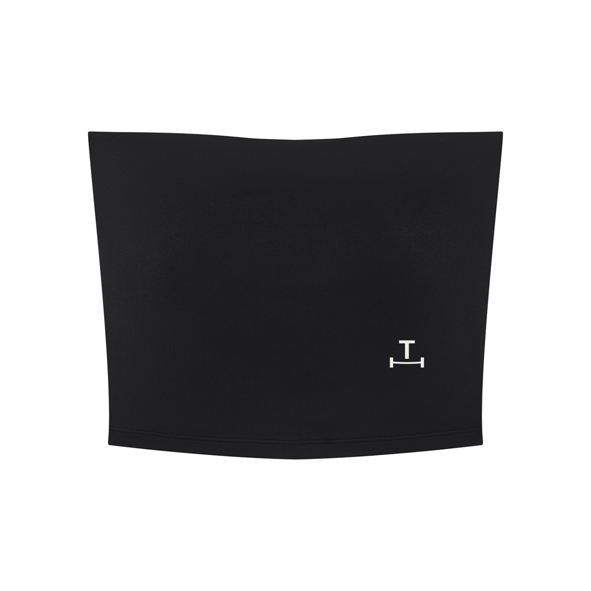 TENSILE Cropped Tube Top in Noir